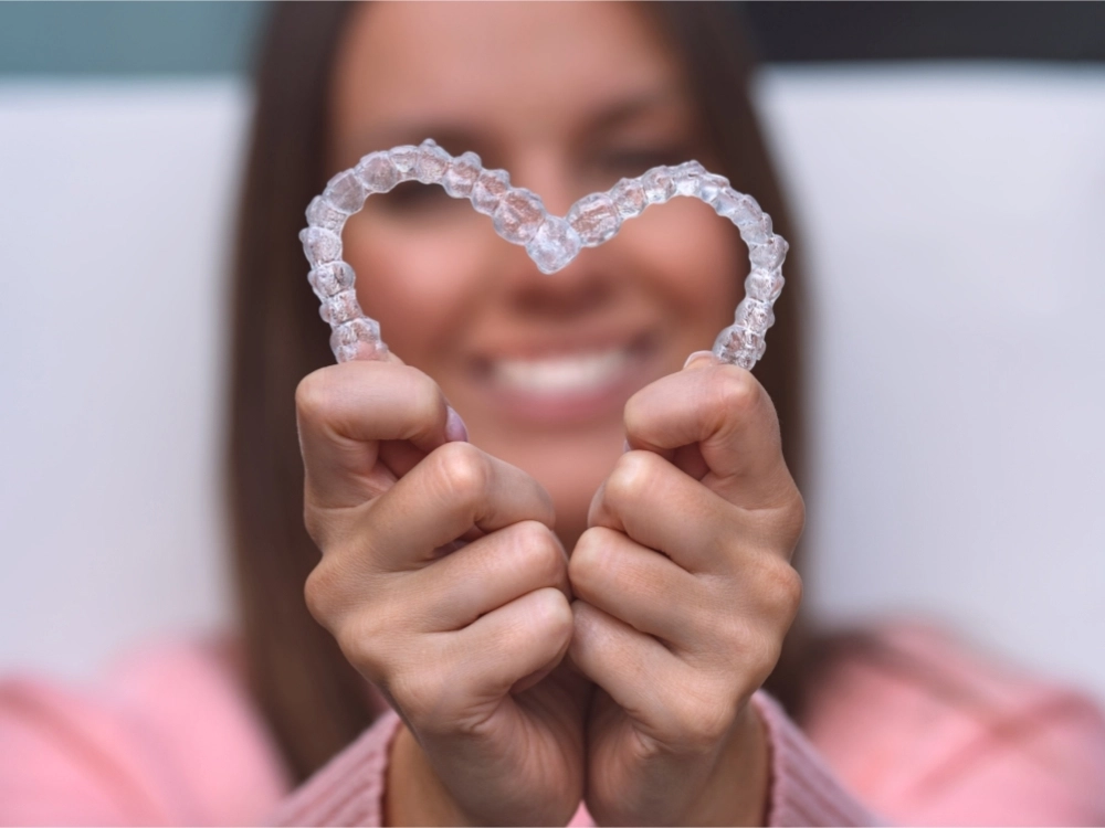 Fotografía de un tratamiento de estética dental